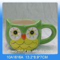 Owl serie azucarero de cerámica y jarra de leche